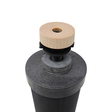 Black Berkey water filter purification element top