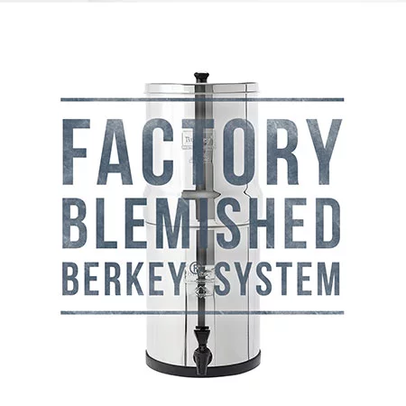 Travel Berkey Scratch and Dent Sale for Water Filtration
