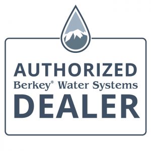 Graphic showing that we are a Berkey Water Filter Canada authorized dealer.