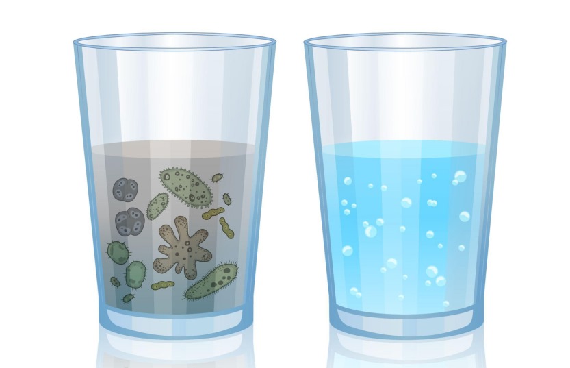 dirty vs clean water